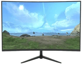 מסך גיימינג קעור Solid J239GCW 23.8 FHD VA 165HZ 5MS DP HDMI