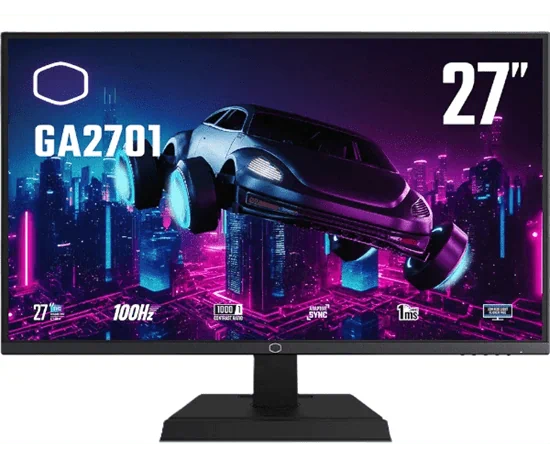 מסך גיימינג Cooler Master GA2701 27 FHD IPS 100hz 1ms A-Sync