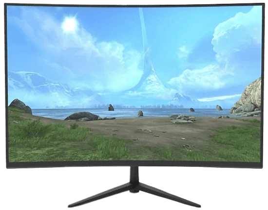 מסך גיימינג קעור Solid J239GCW 23.8 FHD VA 165HZ 5MS DP HDMI